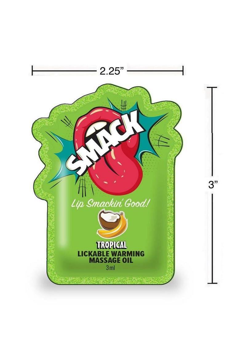 Smack Tropical Lickable Massage Oil
