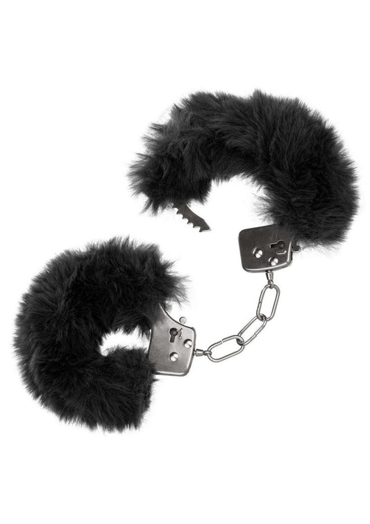 Ultra Fluffy Furry Cuffs Metal Handcuffs with Luxurious Faux Fur
