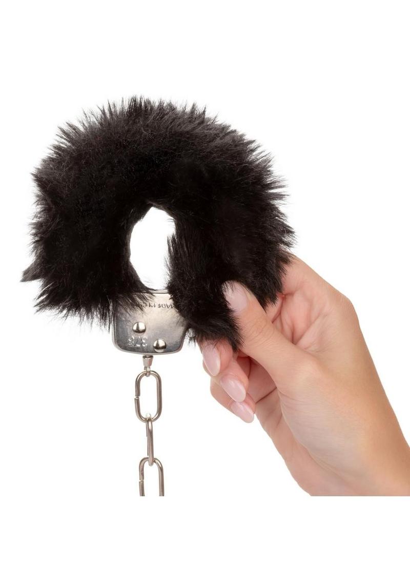 Ultra Fluffy Furry Cuffs Metal Handcuffs with Luxurious Faux Fur