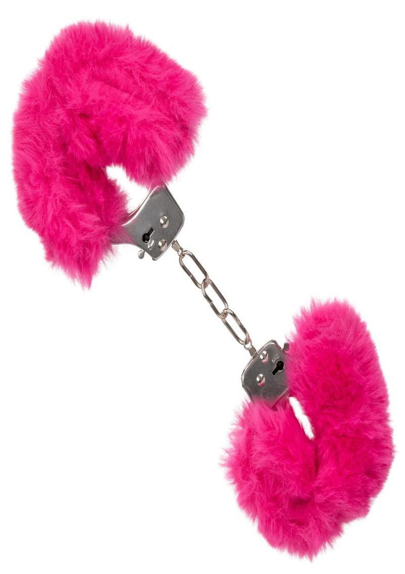 Ultra Fluffy Furry Cuffs Metal Handcuffs with Luxurious Faux Fur