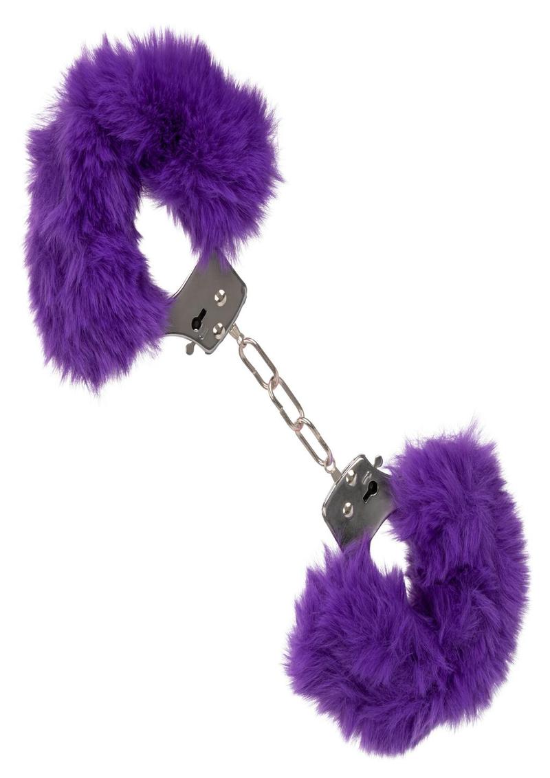 Ultra Fluffy Furry Cuffs Metal Handcuffs with Luxurious Faux Fur