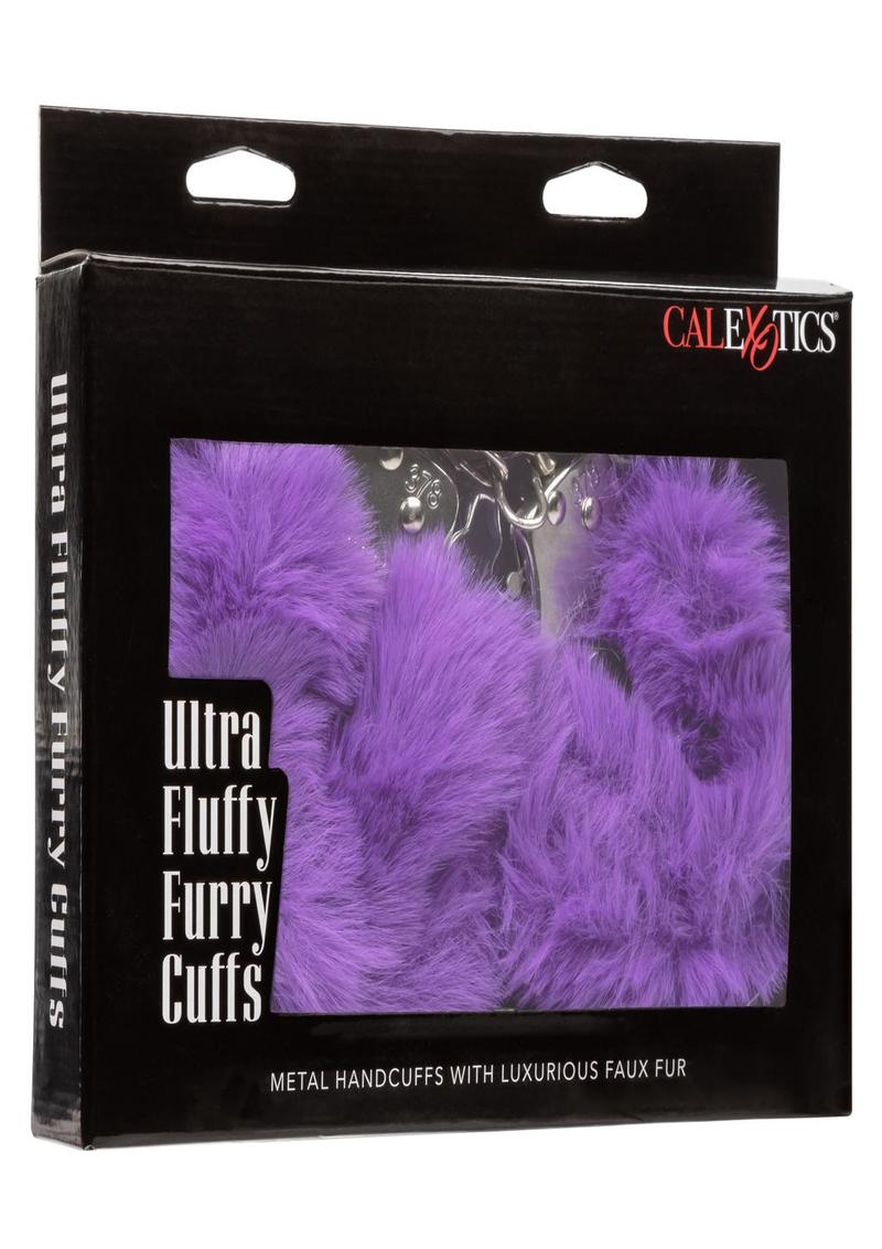 Ultra Fluffy Furry Cuffs Metal Handcuffs with Luxurious Faux Fur