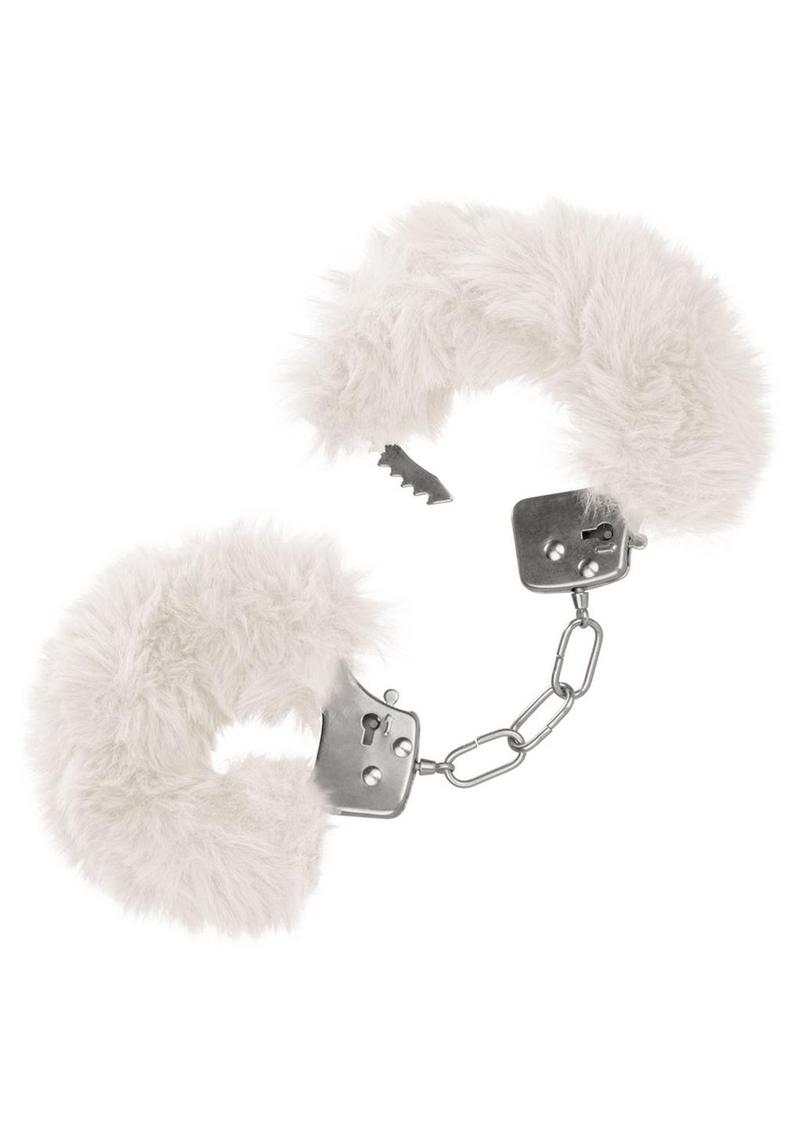 Ultra Fluffy Furry Cuffs Metal Handcuffs with Luxurious Faux Fur