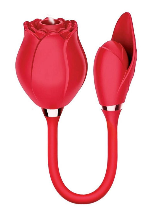 Wild Rose & Bullet Suction Clitoral Stimulator