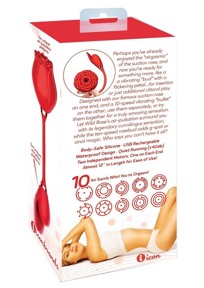Wild Rose & Bullet Suction Clitoral Stimulator
