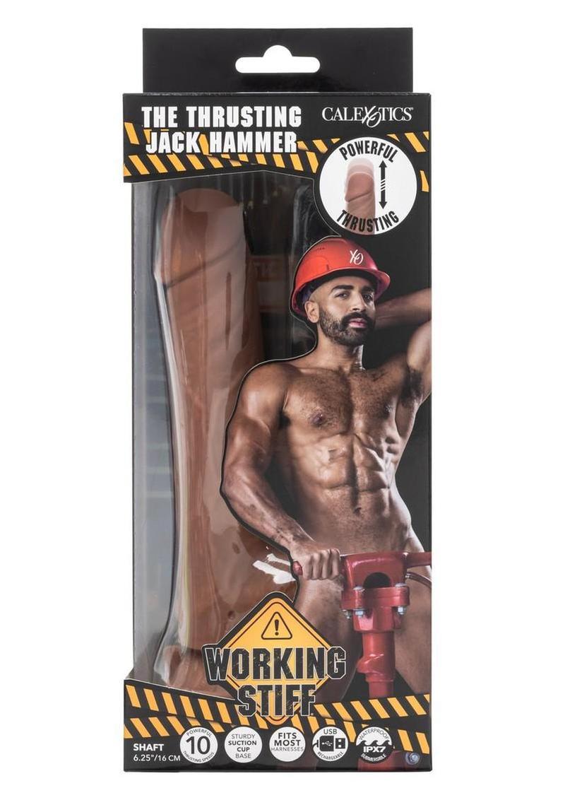 The Thrusting Jack Hammer Vibrating Dildo